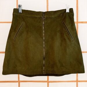 Abercrombie and Fitch green mini skirt